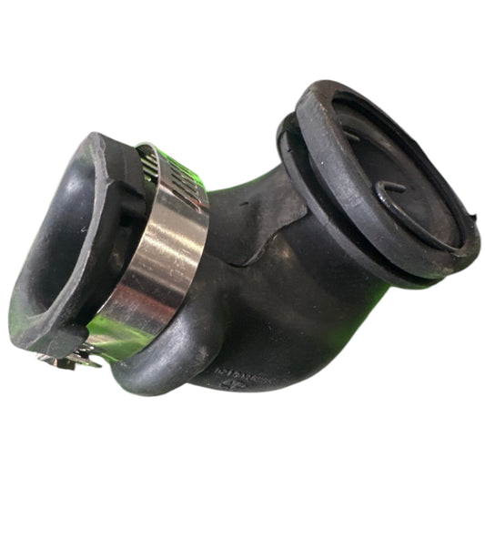 VW HOSE Connection 90 elbow 2” to 1.5” with band clamp